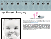 Tablet Screenshot of lifethroughsurrogacy.com
